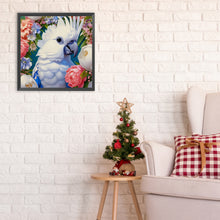 Load image into Gallery viewer, Diamond Painting - Full Round - parrot and flower (30*30CM)
