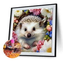Load image into Gallery viewer, Diamond Painting - Full Round - Hedgehog and flower (30*30CM)
