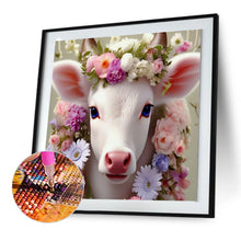 Load image into Gallery viewer, Diamond Painting - Full Round - Sheep and flowers (30*30CM)
