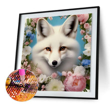 Load image into Gallery viewer, Diamond Painting - Full Round - fox and flower (30*30CM)
