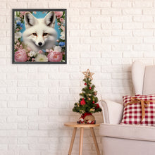 Load image into Gallery viewer, Diamond Painting - Full Round - fox and flower (30*30CM)
