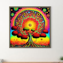 Load image into Gallery viewer, Diamond Painting - Full Round - colorful tree (30*30CM)

