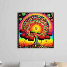 Load image into Gallery viewer, Diamond Painting - Full Round - colorful tree (30*30CM)
