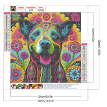 Load image into Gallery viewer, Diamond Painting - Full Round - Colorful puppy (30*30CM)

