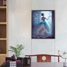 Load image into Gallery viewer, AB Diamond Painting - Full Round - princess back view (40*50CM)
