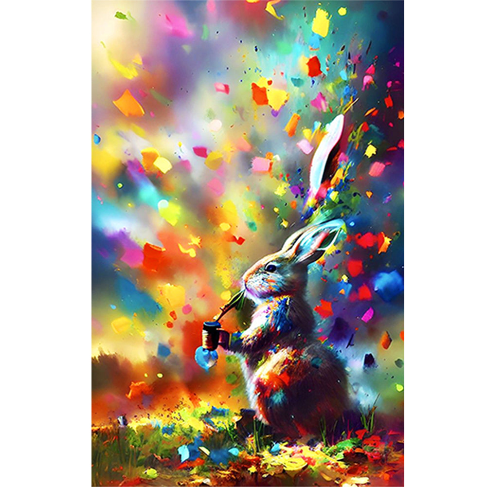 Diamond Painting - Full Round - rabbit (40*60CM)