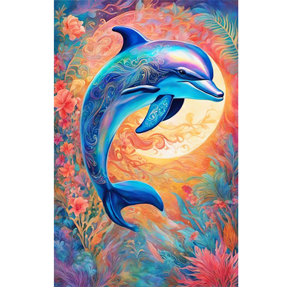 Diamond Painting - Full Round - dolphin (40*60CM)