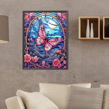 Load image into Gallery viewer, Diamond Painting - Full Round - butterflies and roses (30*40CM)
