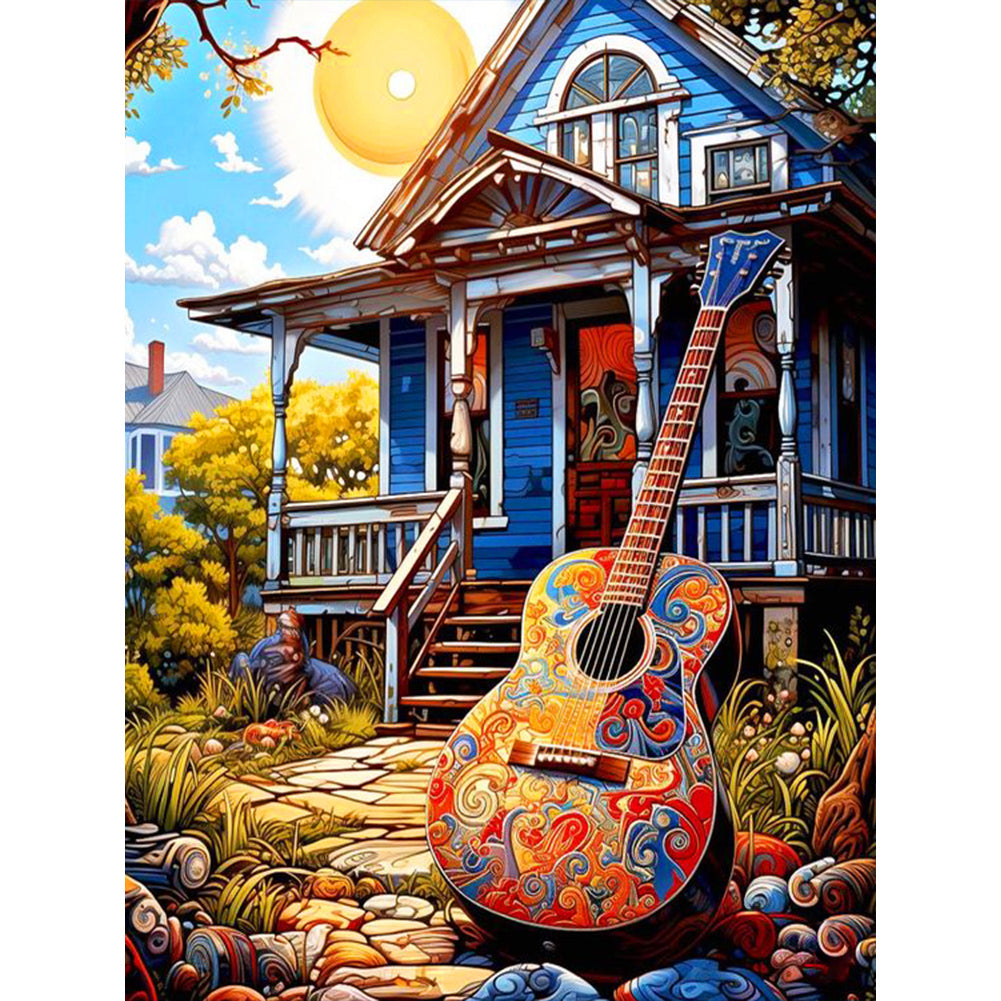 Diamond Painting - Full Round - Guitar (30*40CM)