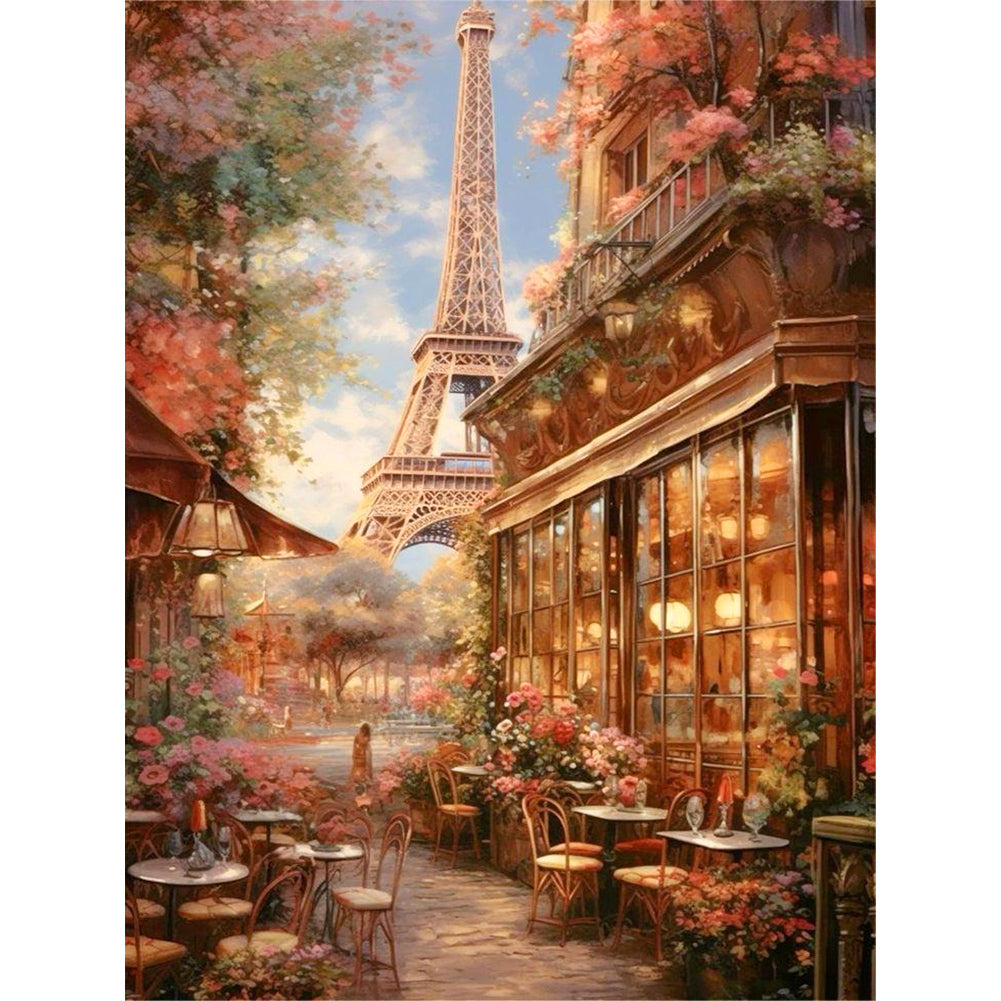 Diamond Painting - Full Round - iron tower (30*40CM)