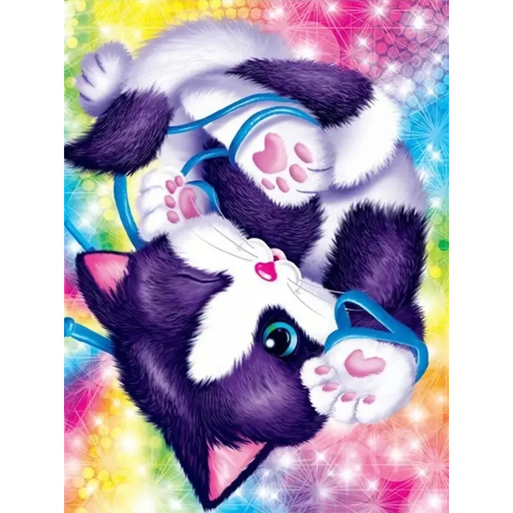 Diamond Painting - Full Round - kitten (30*40CM)