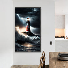 Load image into Gallery viewer, AB Diamond Painting - Full Round - sea lighthouse (40*70CM)
