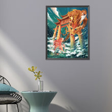 Load image into Gallery viewer, Diamond Painting - Full Round - Fish leaping over the dragon gate (40*50CM)
