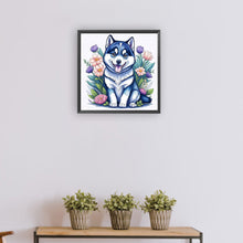 Load image into Gallery viewer, Diamond Painting - Full Round - cute husky (30*30CM)
