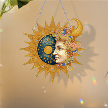 Load image into Gallery viewer, Acrylic Special Shape DIY Diamond Painting Ornaments (Stars Moon #1)
