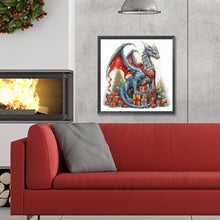 Load image into Gallery viewer, Diamond Painting - Full Round - Christmas pterosaur (30*30CM)
