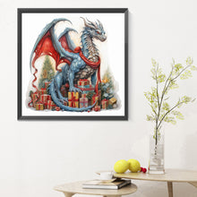 Load image into Gallery viewer, Diamond Painting - Full Round - Christmas pterosaur (30*30CM)

