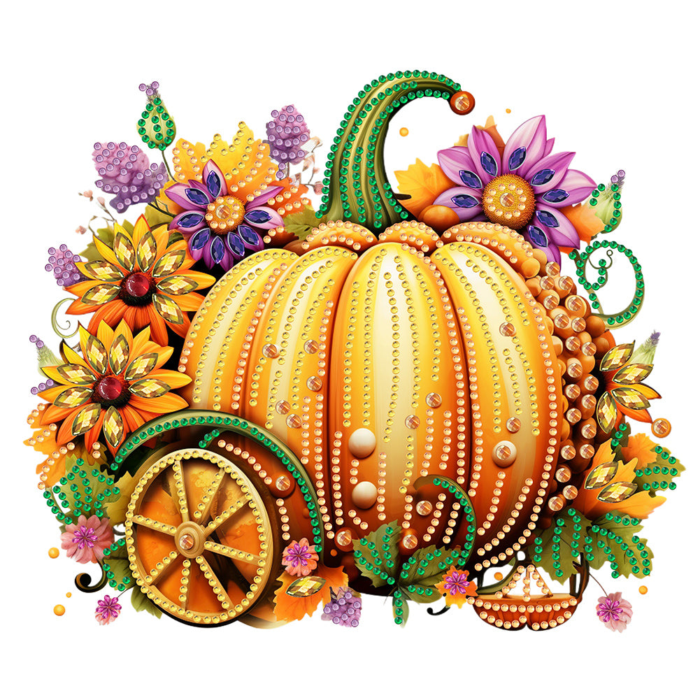 Diamond Painting - Partial Special Shaped - pumpkin carriage (30*30CM)