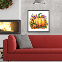 Load image into Gallery viewer, Diamond Painting - Partial Special Shaped - pumpkin carriage (30*30CM)
