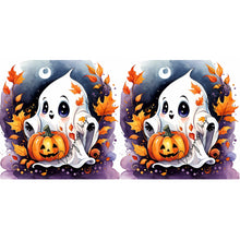 Load image into Gallery viewer, Diamond Painting - Full Round - Cute little ghost (30*30CM)
