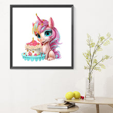 Load image into Gallery viewer, Diamond Painting - Partial Special Shaped - unicorn (30*30CM)
