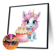 Load image into Gallery viewer, Diamond Painting - Partial Special Shaped - unicorn (30*30CM)
