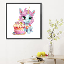 Load image into Gallery viewer, Diamond Painting - Partial Special Shaped - unicorn (30*30CM)
