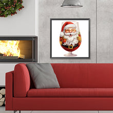 Load image into Gallery viewer, Diamond Painting - Partial Special Shaped - Christmas water cup santa claus (30*30CM)
