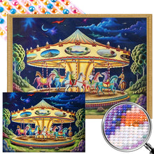Load image into Gallery viewer, AB Diamond Painting - Full Round - Lovers and Carousel (55*40CM)
