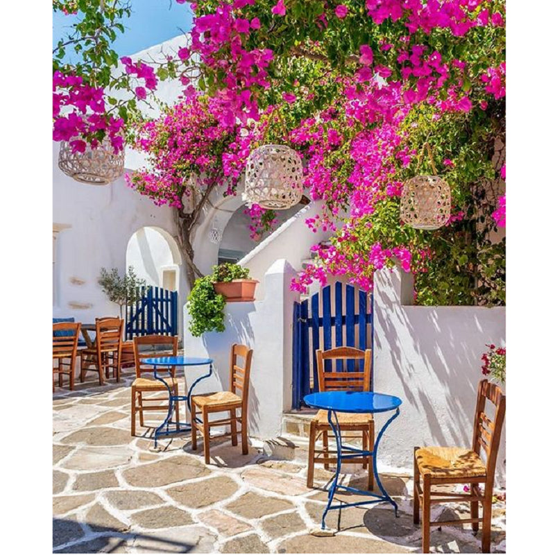 Diamond Painting - Full Square - house courtyard (40*50CM)