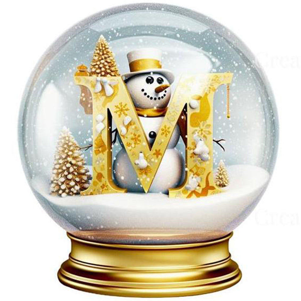 Diamond Painting - Full Round - Christmas crystal ball M (50*50CM)