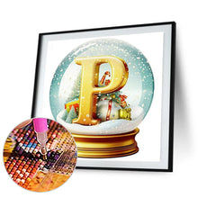 Load image into Gallery viewer, Diamond Painting - Full Round - Christmas crystal ball P (50*50CM)

