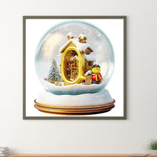 Load image into Gallery viewer, Diamond Painting - Full Round - Christmas crystal ball Q (50*50CM)
