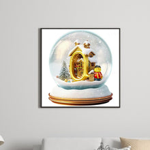 Load image into Gallery viewer, Diamond Painting - Full Round - Christmas crystal ball Q (50*50CM)
