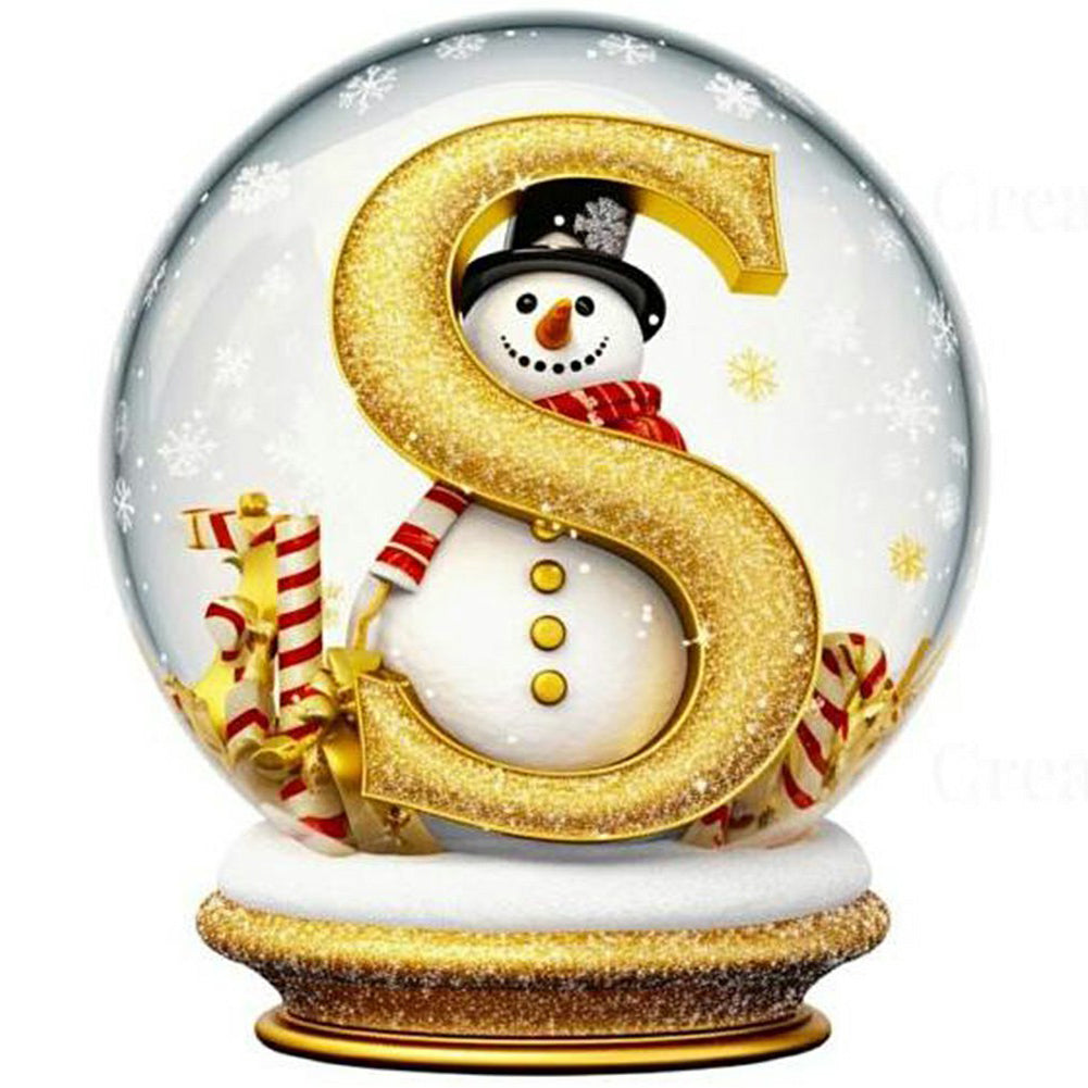 Diamond Painting - Full Round - Christmas crystal ball S (50*50CM)