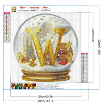 Load image into Gallery viewer, Diamond Painting - Full Round - Christmas crystal ball W (30*30CM)
