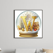 Load image into Gallery viewer, Diamond Painting - Full Round - Christmas crystal ball W (30*30CM)
