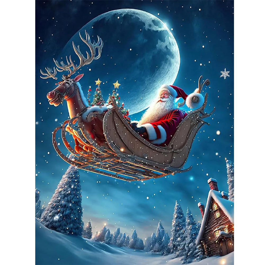 Diamond Painting - Full Round - Santa Claus (30*40CM)