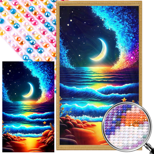 AB Diamond Painting - Full Round - Colorful clouds (40*70CM)