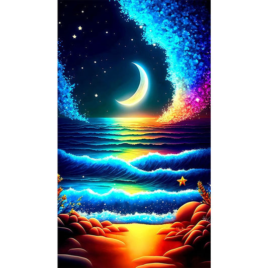 AB Diamond Painting - Full Round - Colorful clouds (40*70CM)