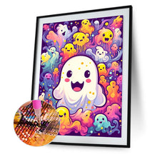 Load image into Gallery viewer, Diamond Painting - Full Round - Cute little ghost (30*40CM)

