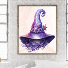 Load image into Gallery viewer, Diamond Painting - Full Round - witch hat (40*50CM)
