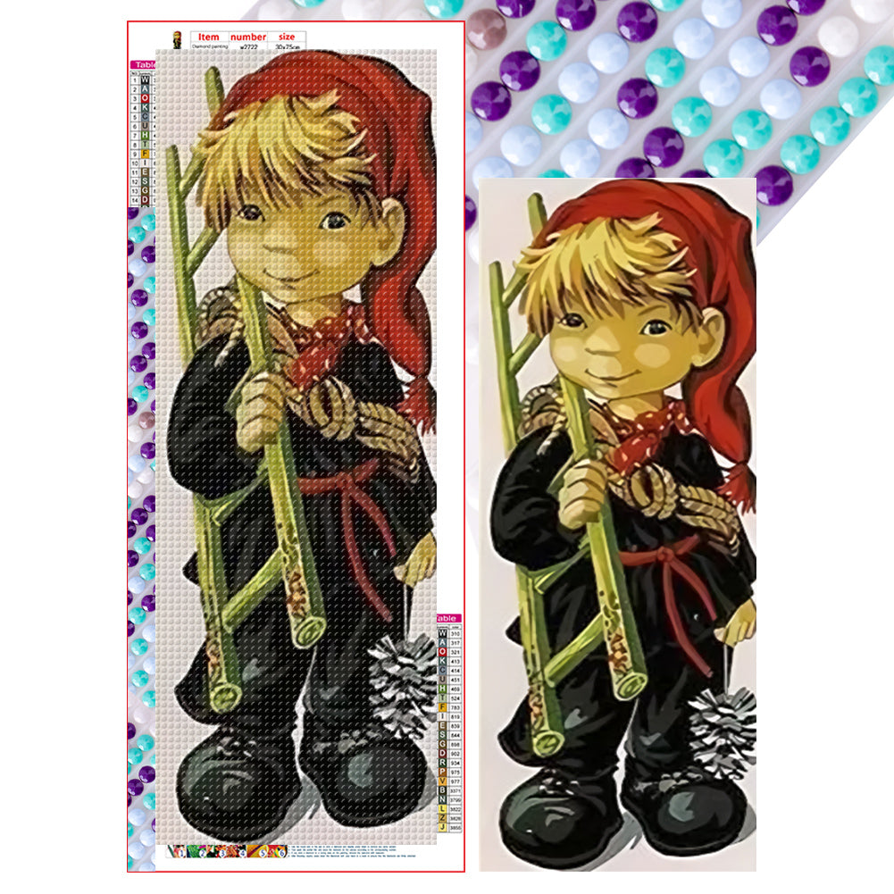 Diamond Painting - Full Round - chimney sweep (30*75CM)