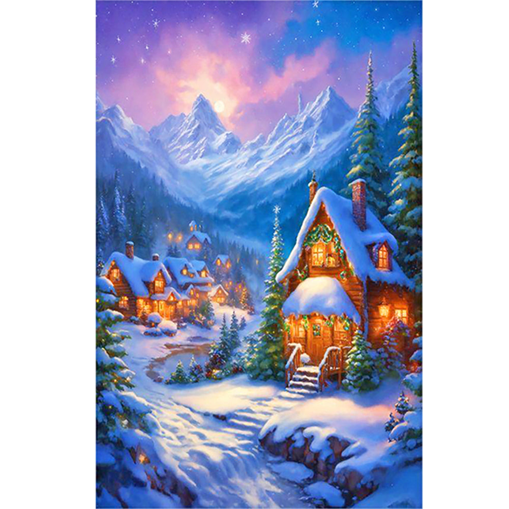Diamond Painting - Full Round - christmas night (40*60CM)