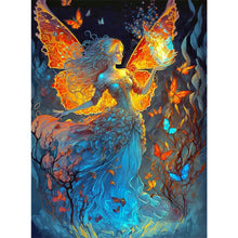 Load image into Gallery viewer, AB Diamond Painting - Full Square - butterfly fairy (45*60CM)
