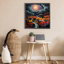 Load image into Gallery viewer, AB Diamond Painting - Full Square - full moon night scene (30*30CM)
