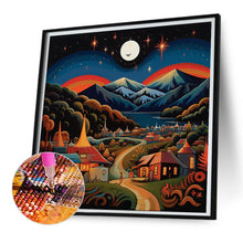Load image into Gallery viewer, AB Diamond Painting - Full Square - Quiet night scene (30*30CM)
