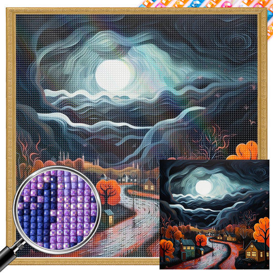 AB Diamond Painting - Full Square - night out (30*30CM)