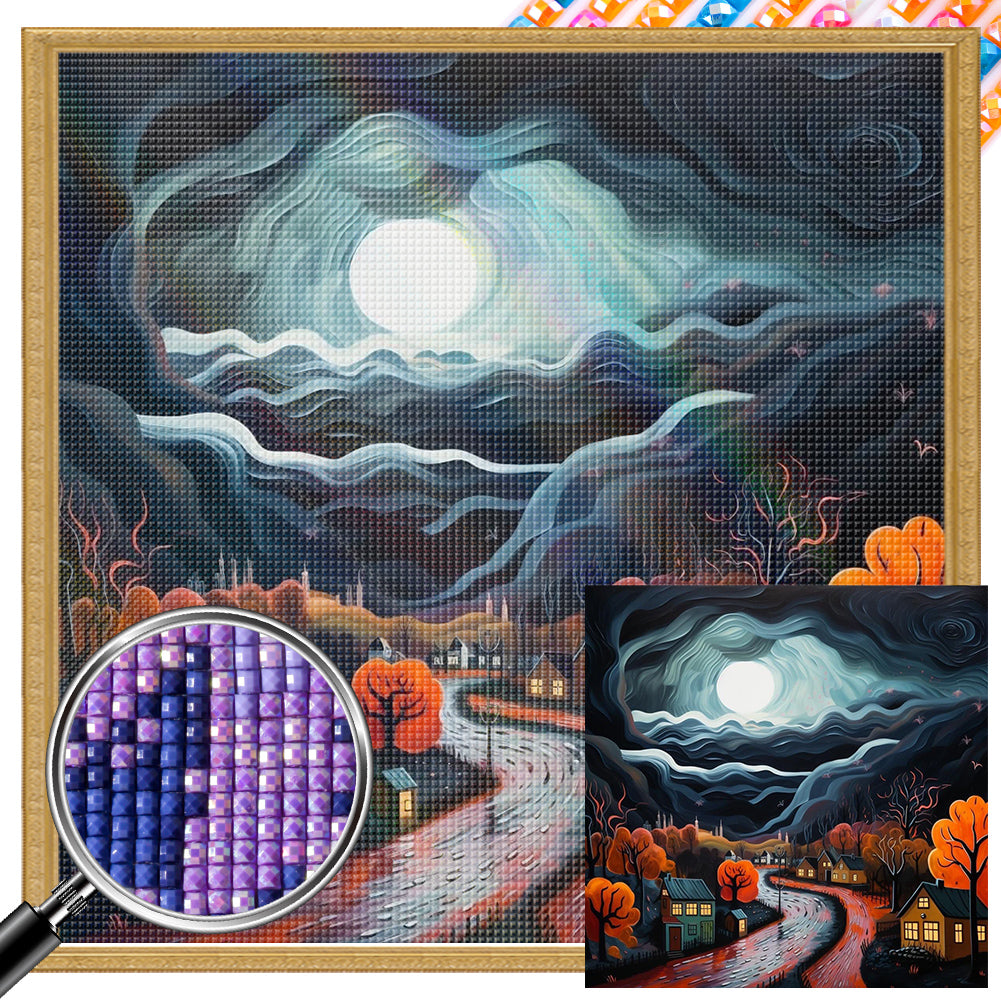AB Diamond Painting - Full Square - night out (30*30CM)