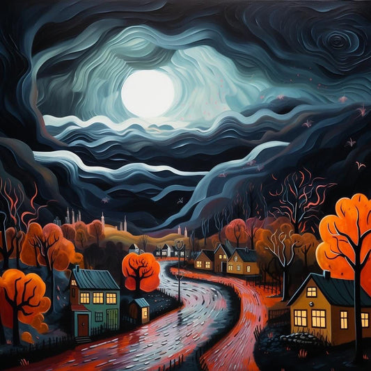 AB Diamond Painting - Full Square - night out (30*30CM)